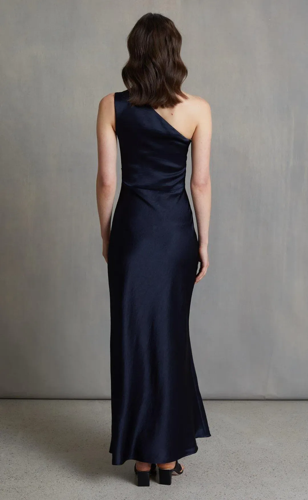 Bec & Bridge The Dreamer Asym Dress in Ink Navy Size 10 for rent on The Volte - main image