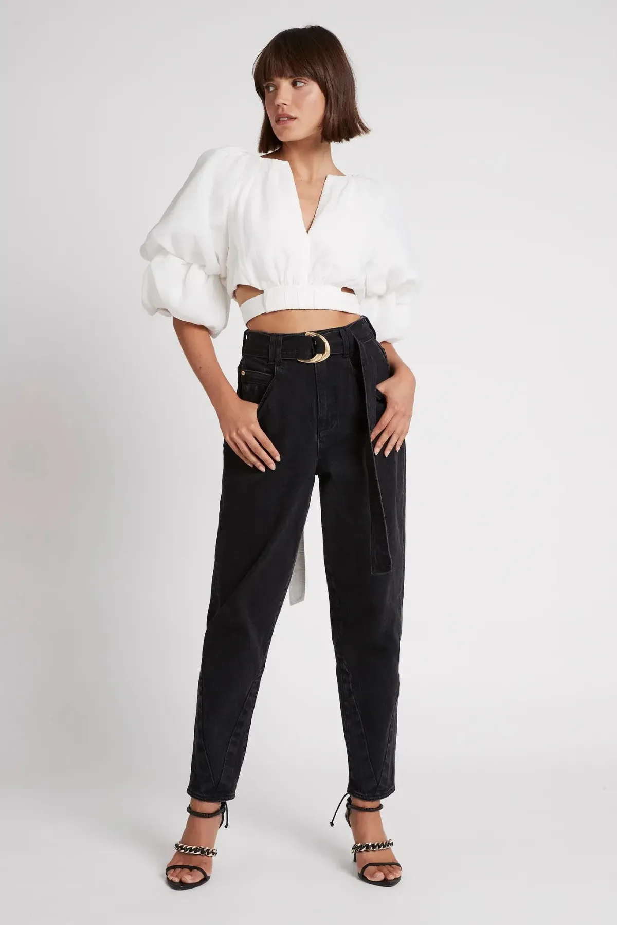 Aje Impression Top White Size 4 for rent on The Volte - main image