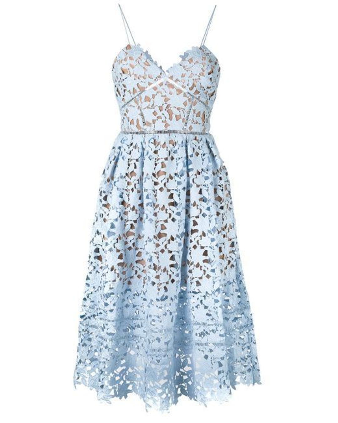 SELF-PORTRAIT blue Azaelea Dress size 10 for rent on The Volte - main image