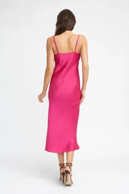 Kookai Cosmo Slip Dress Pink Size 10 for rent on The Volte - image 3
