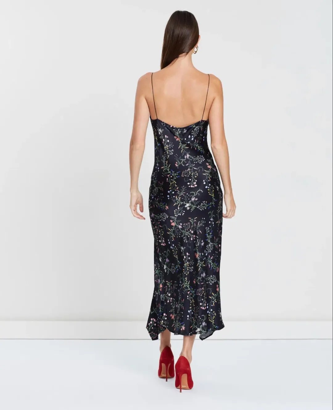 Bec & Bridge Exclusive Midi Dress Black Size 6 for rent on The Volte - main image