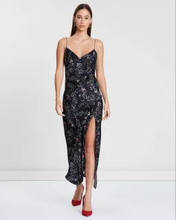 Bec & Bridge Exclusive Midi Dress Black Size 6 for rent on The Volte - image 1
