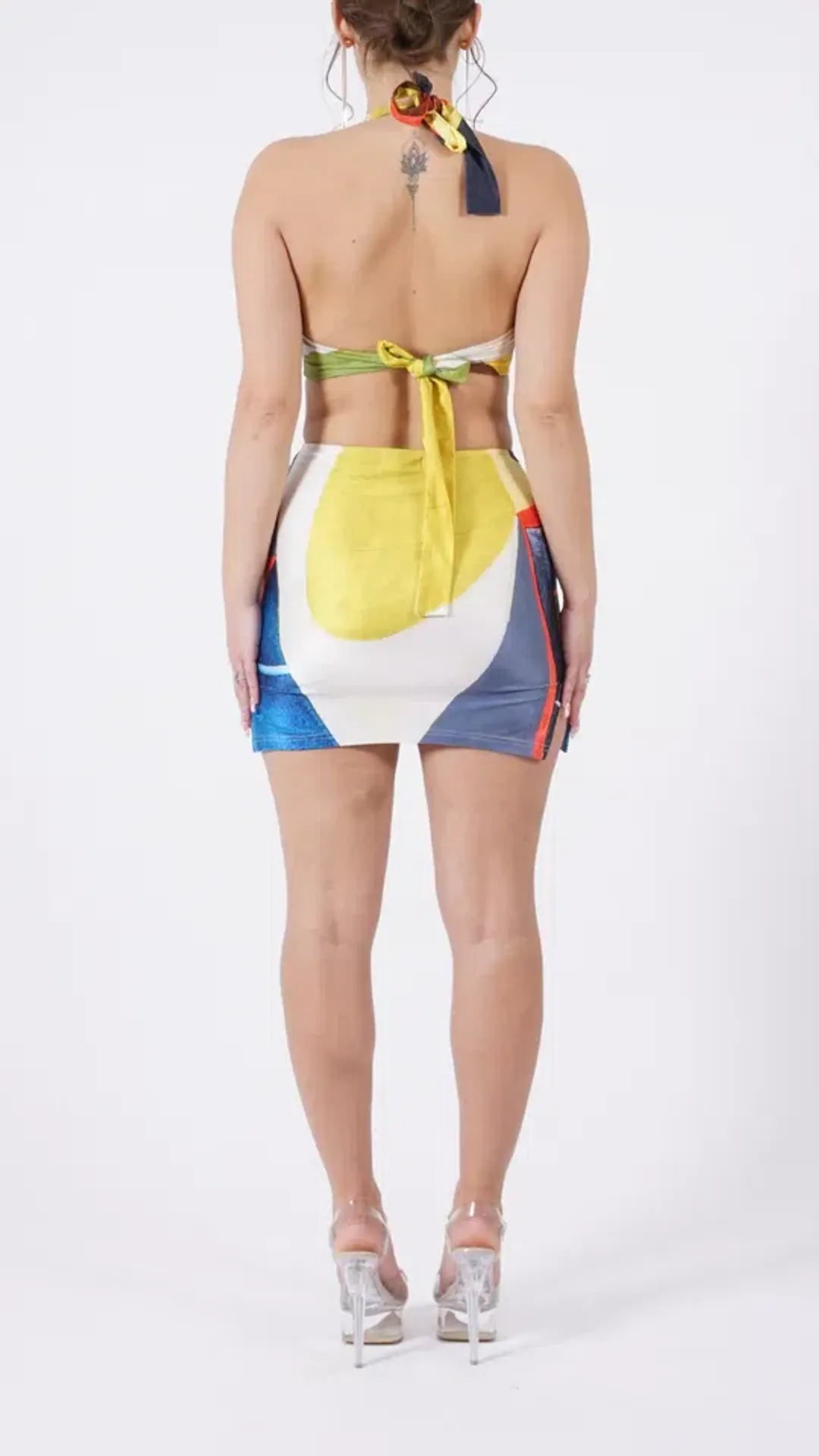 Farai London OG Gaia Dress Multicolor Size S/ AU 8 for rent on The Volte - main image