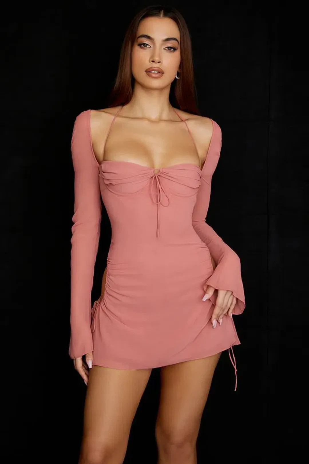 House of CB Baby Mini Dress Pink Size M / Au 10 for rent on The Volte - main image