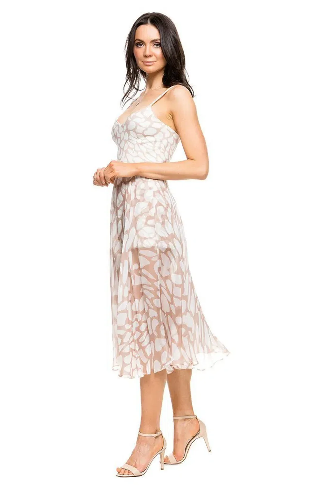 Kookai Kendra Dress Print Size 8  for rent on The Volte - main image