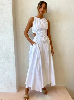 Camilla and Marc Coppola Dress White Size 8 for rent on The Volte - image 5