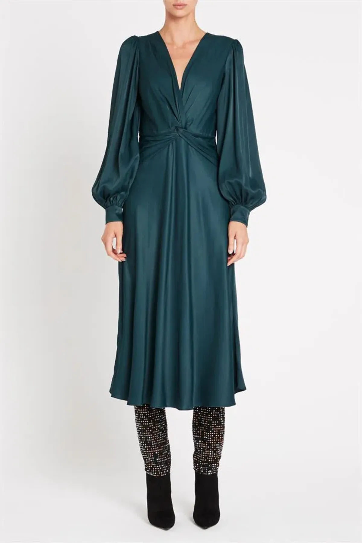 Sass & Bide A Perfect Dream Dress Green Size 6 for rent on The Volte - main image