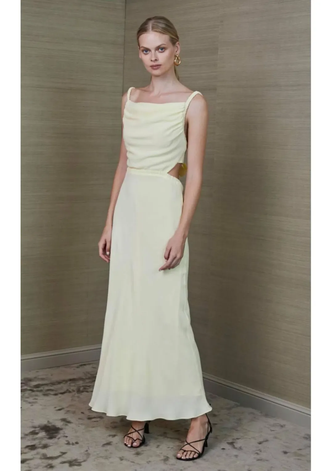 Bec & Bridge Mala Maxi Dress Butter Size 8 for rent on The Volte - main image