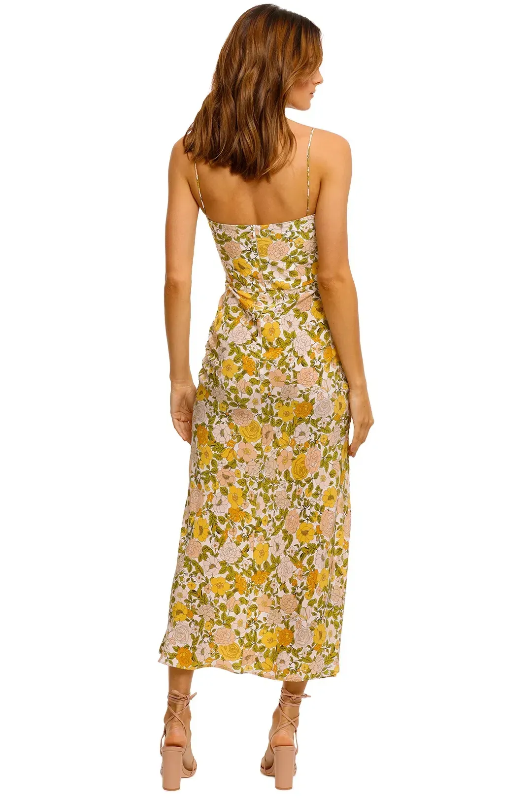 Bec & Bridge Brady Midi Dress Print Size 8 for rent on The Volte - main image