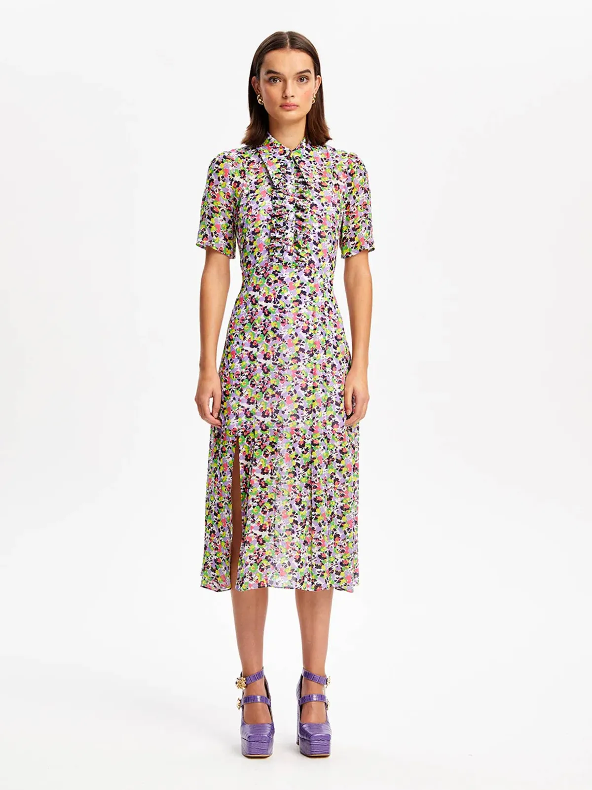 Alice McCall Midnight Sun Midi Dress Multi Size XS / Au 6 for rent on The Volte - main image