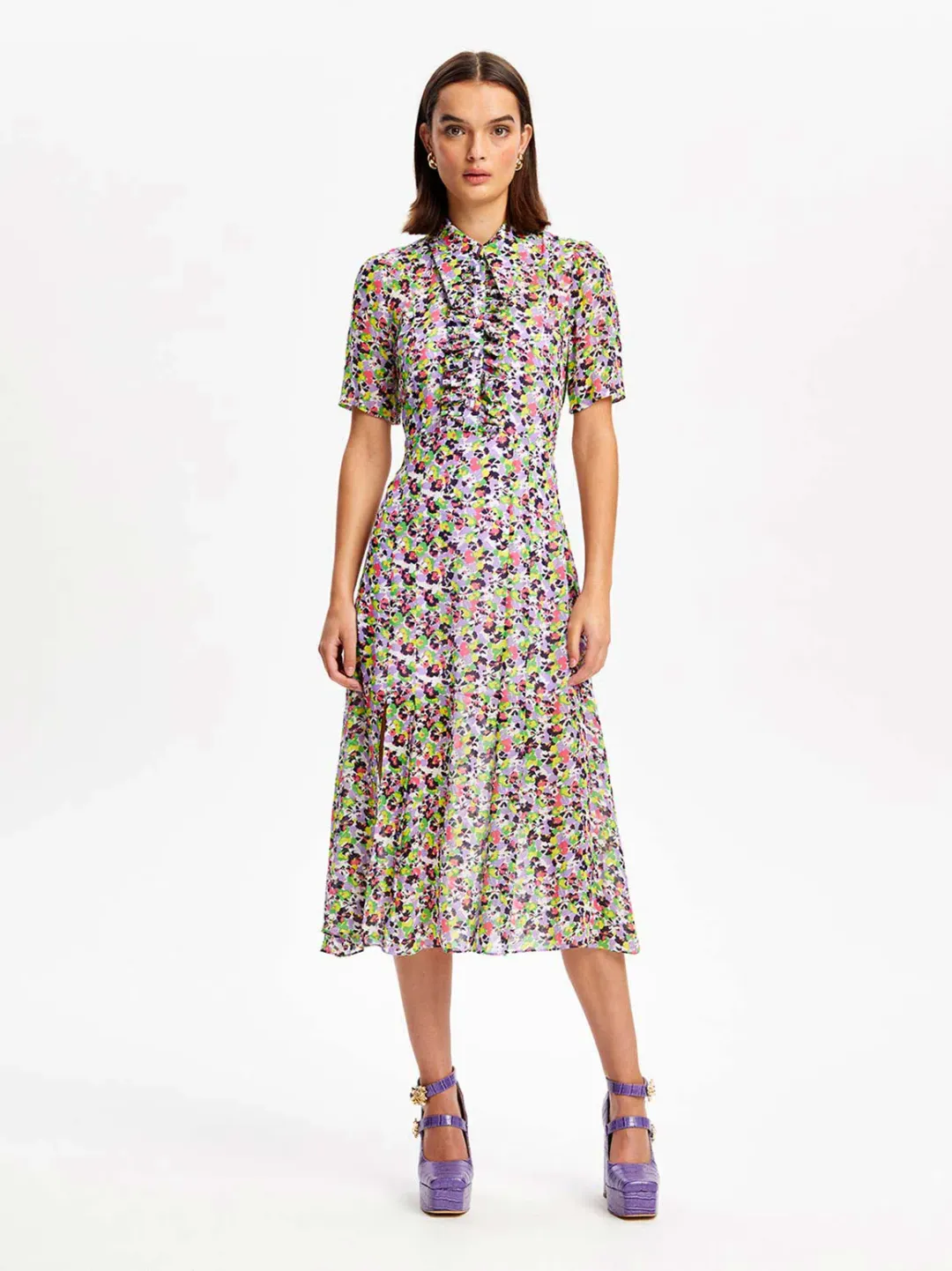 Alice McCall Midnight Sun Midi Dress Multi Size XS / Au 6 for rent on The Volte - main image