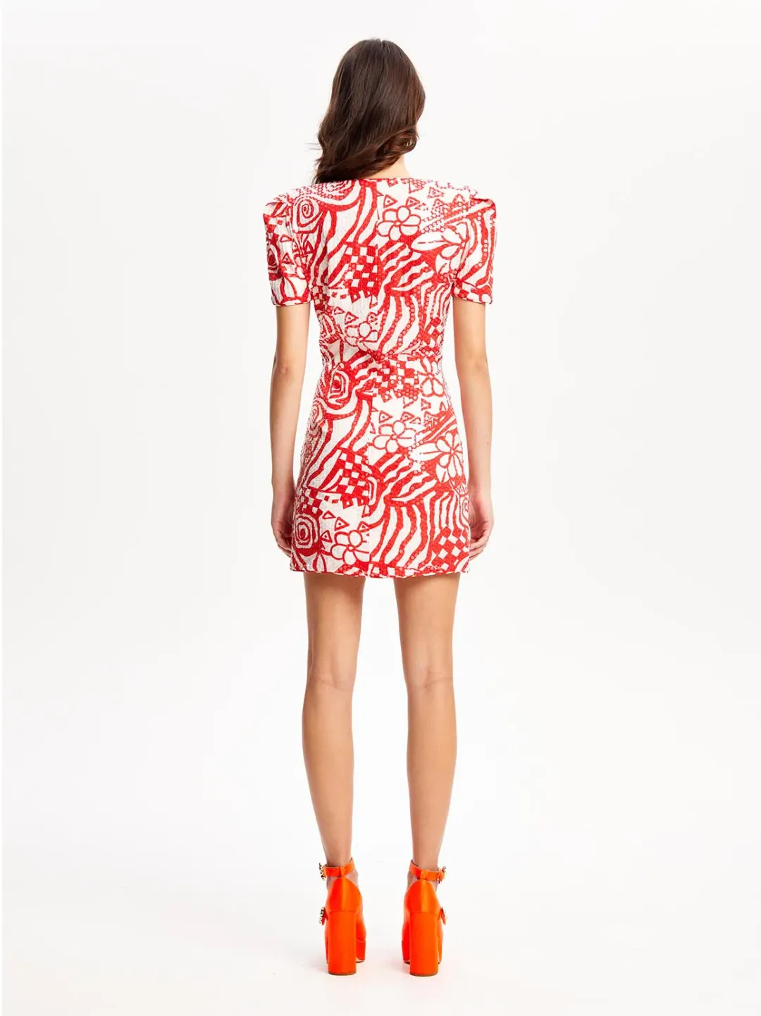 Alice McCall Daisy Daze Mini Dress Salsa Red Size S / Au 8 for rent on The Volte - main image