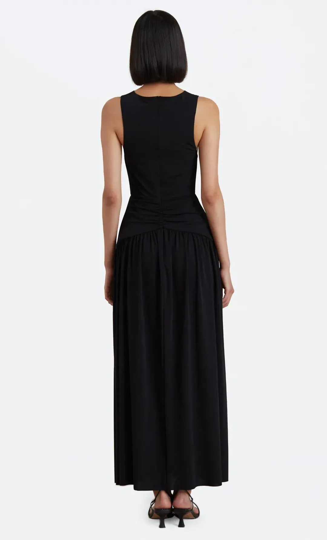 Bec & Bridge Lindsey V Maxi Dress Black Size 8 for rent on The Volte - main image
