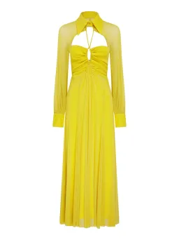 Alice McCall Sunset Kiss Midi Dress in Mango Size 10 for rent on The Volte - image 4