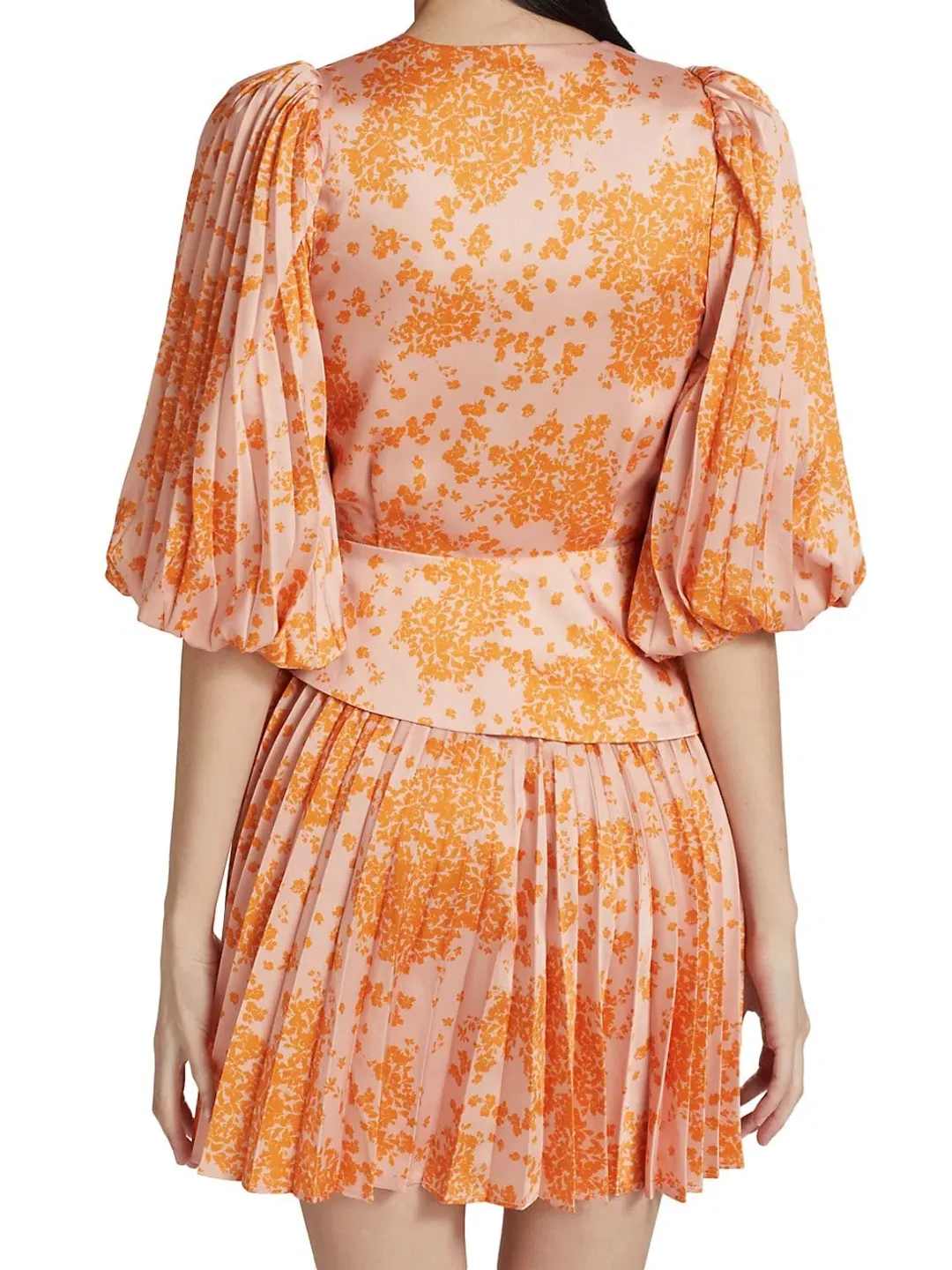 Acler Harlem Dress in Sherbet Ditsy Print Size 6 for rent on The Volte - main image