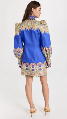 Zimmermann Cosmic Zodiac Body Shirt and Sagittarius Mini Skirt Set Sagittarius Zodiac Print Size 1 / Au 10 for rent on The Volte - image 4