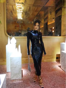 Effie Kats Gia Midi Dress Black Size XS for rent on The Volte - image 1