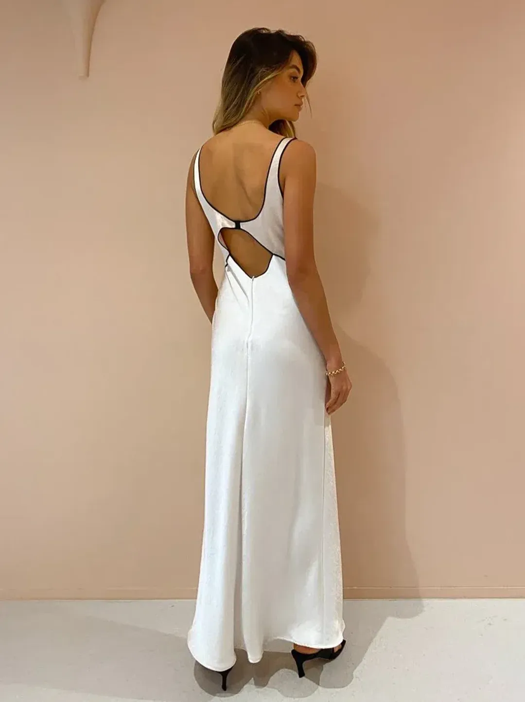 Bec & Bridge Sandy Dress White Size 6  for rent on The Volte - main image