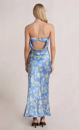 Bec & Bridge Blossom Dress Blue Print Size 8 for rent on The Volte - image 2