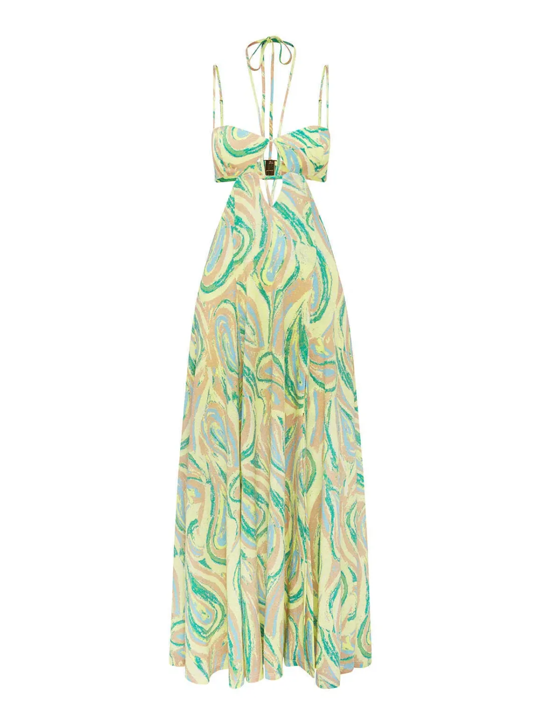 Alice McCall Swan Lake Midi Dress in Citrus Size 10 for rent on The Volte - main image