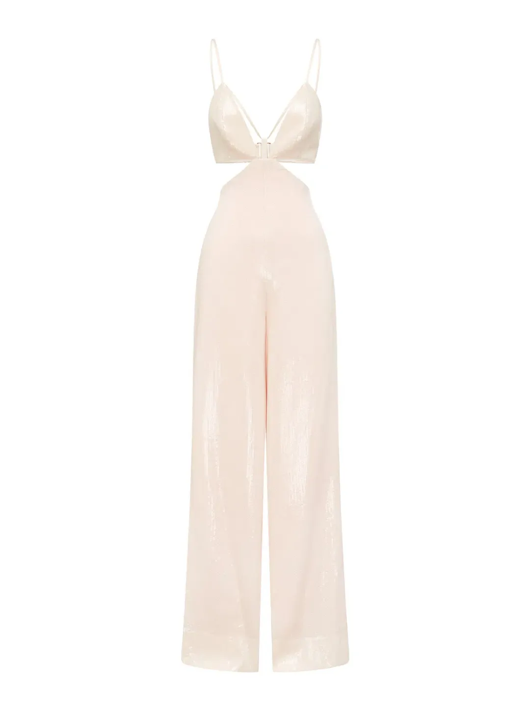 Alice McCall Night Sky Jumpsuit Chai Latte Size 10 for rent on The Volte - main image