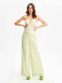 Alice McCall Night Sky Jumpsuit Lime Cream Size 10 for rent on The Volte - image 2