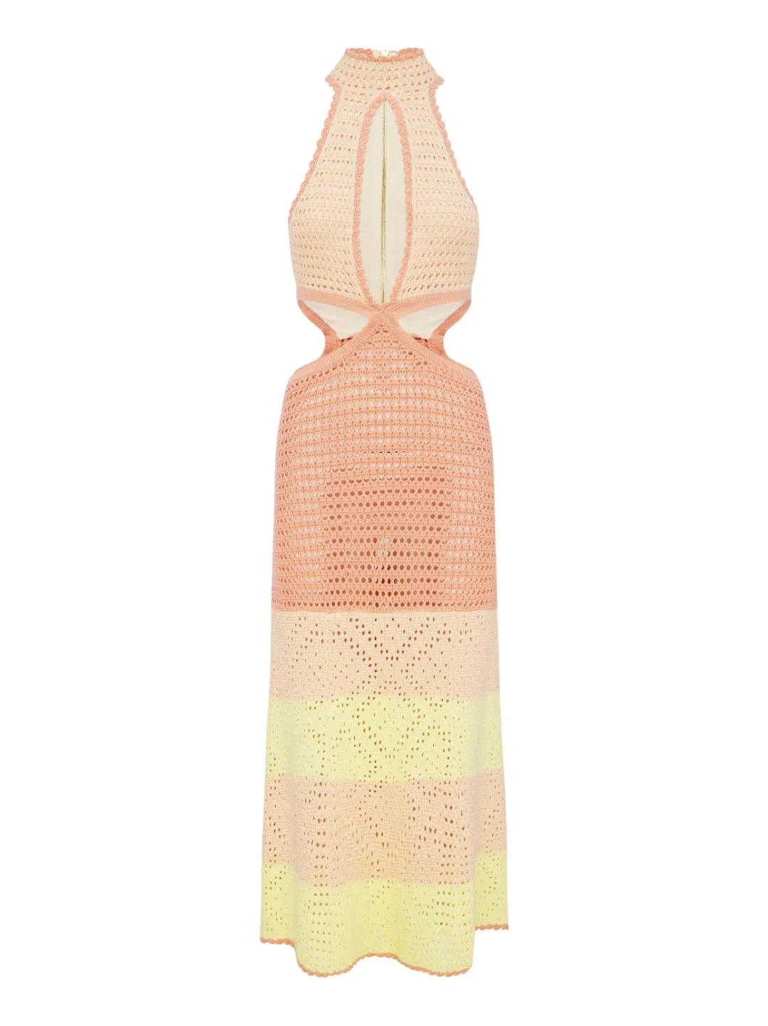 Alice McCall Salty Kisses Midi Dress Tea Rose Pink Size L / AU 12  for rent on The Volte - main image