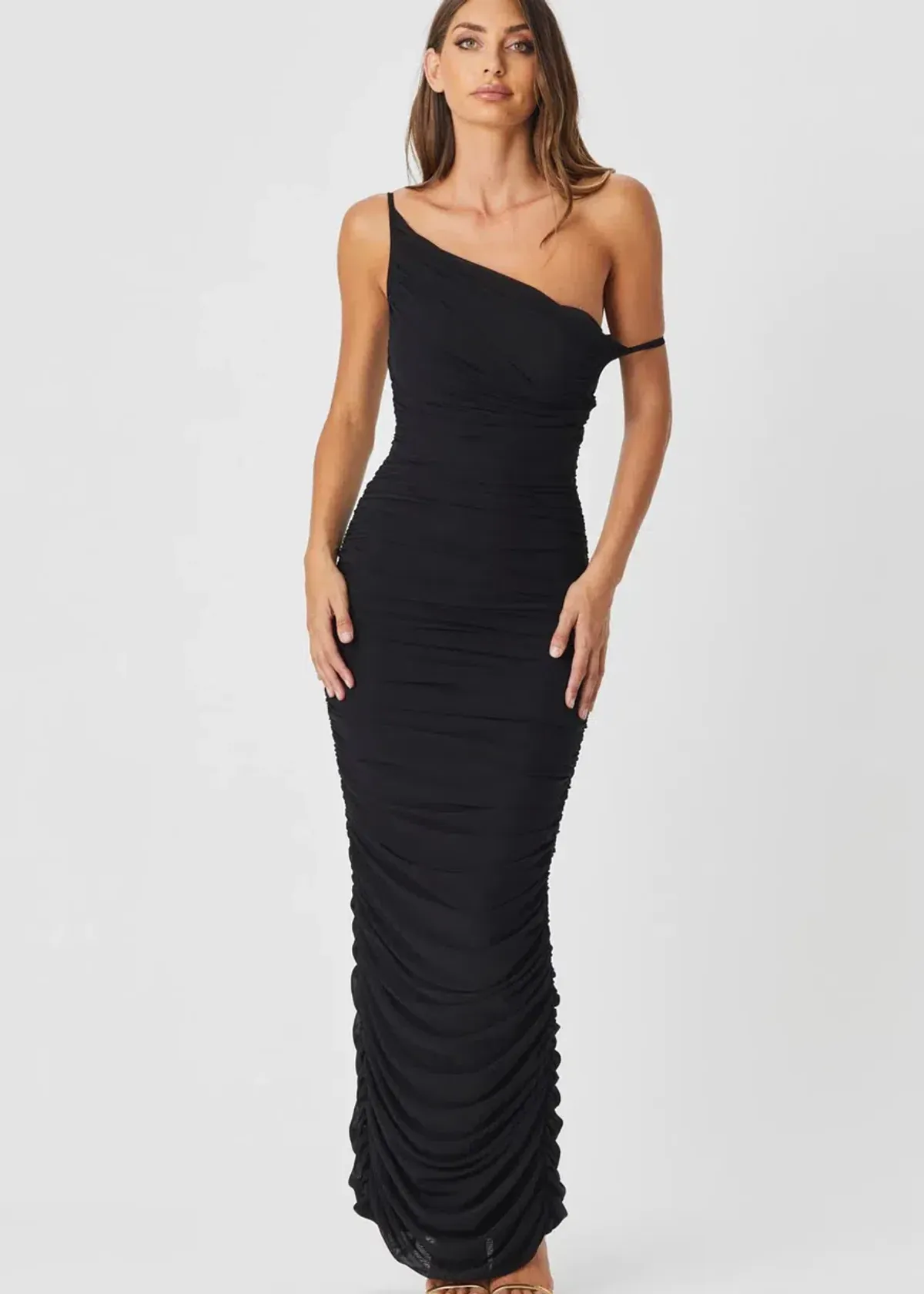 Bianca & Bridgett Kaia Dress Black Size 10 for rent on The Volte - main image