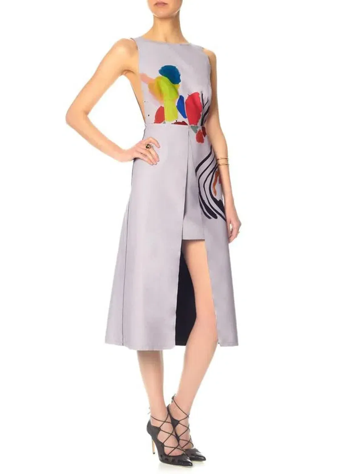 Alice McCall Multi Eye Candy Dress Lavender Size 6 for rent on The Volte - main image