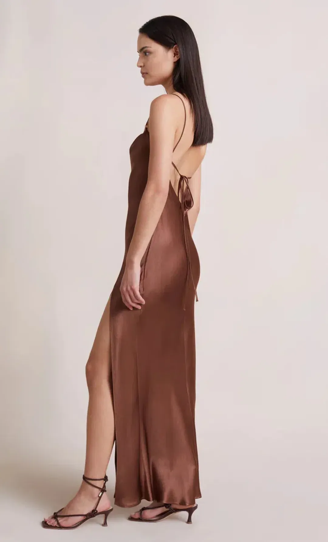Bec & Bridge Annika Gown Brown Size 8  for rent on The Volte - main image