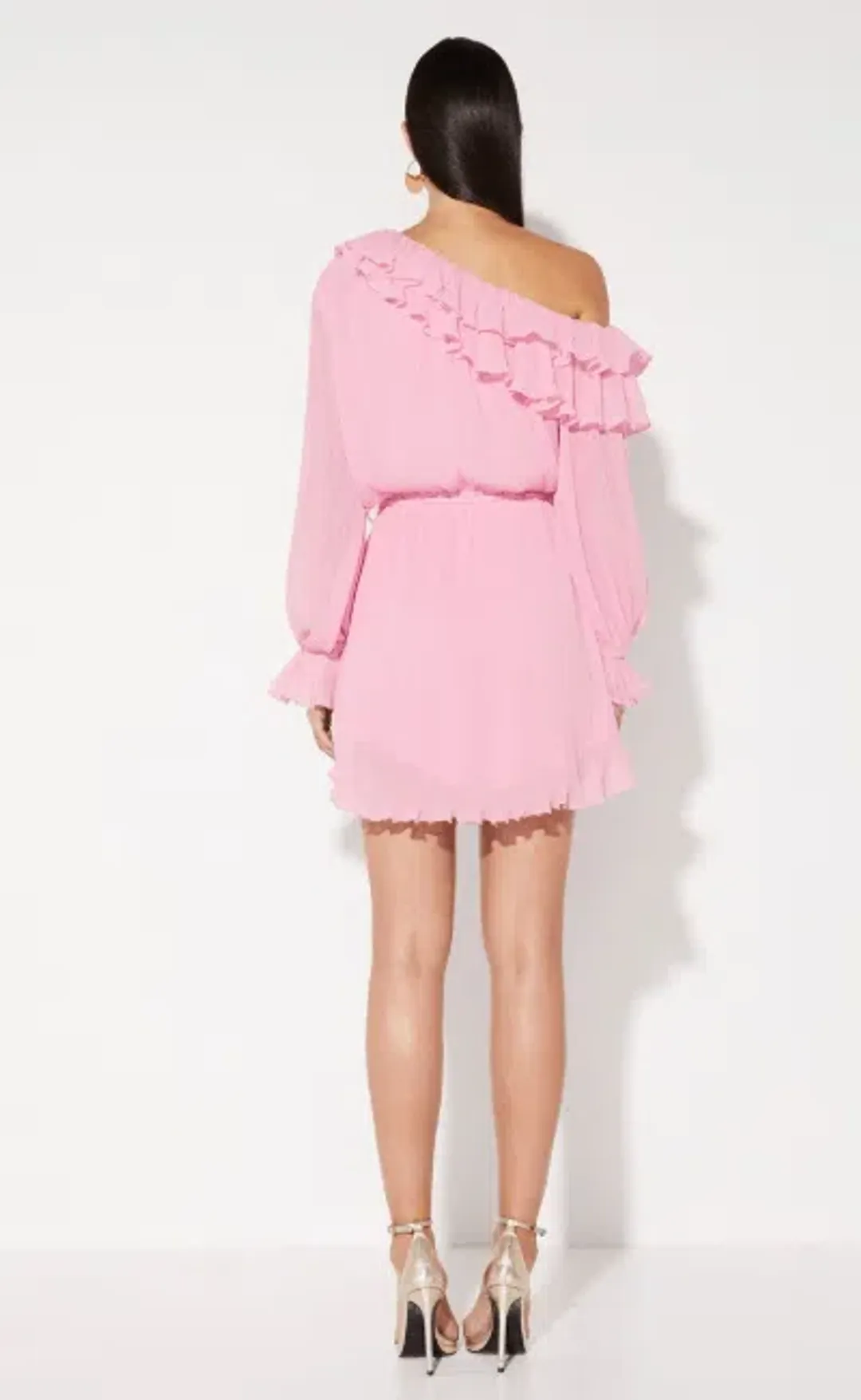 Mossman  A Slice of Heaven Mini Dress Pink Size 8 for rent on The Volte - main image