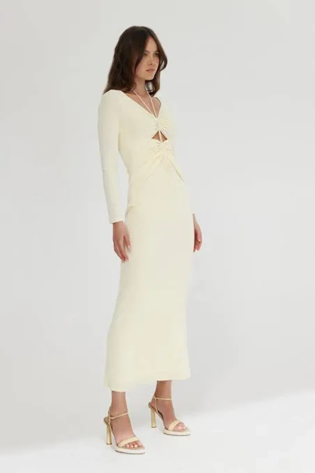 Significant Other Marie Dress Butter Yellow Size 6 for rent on The Volte - main image