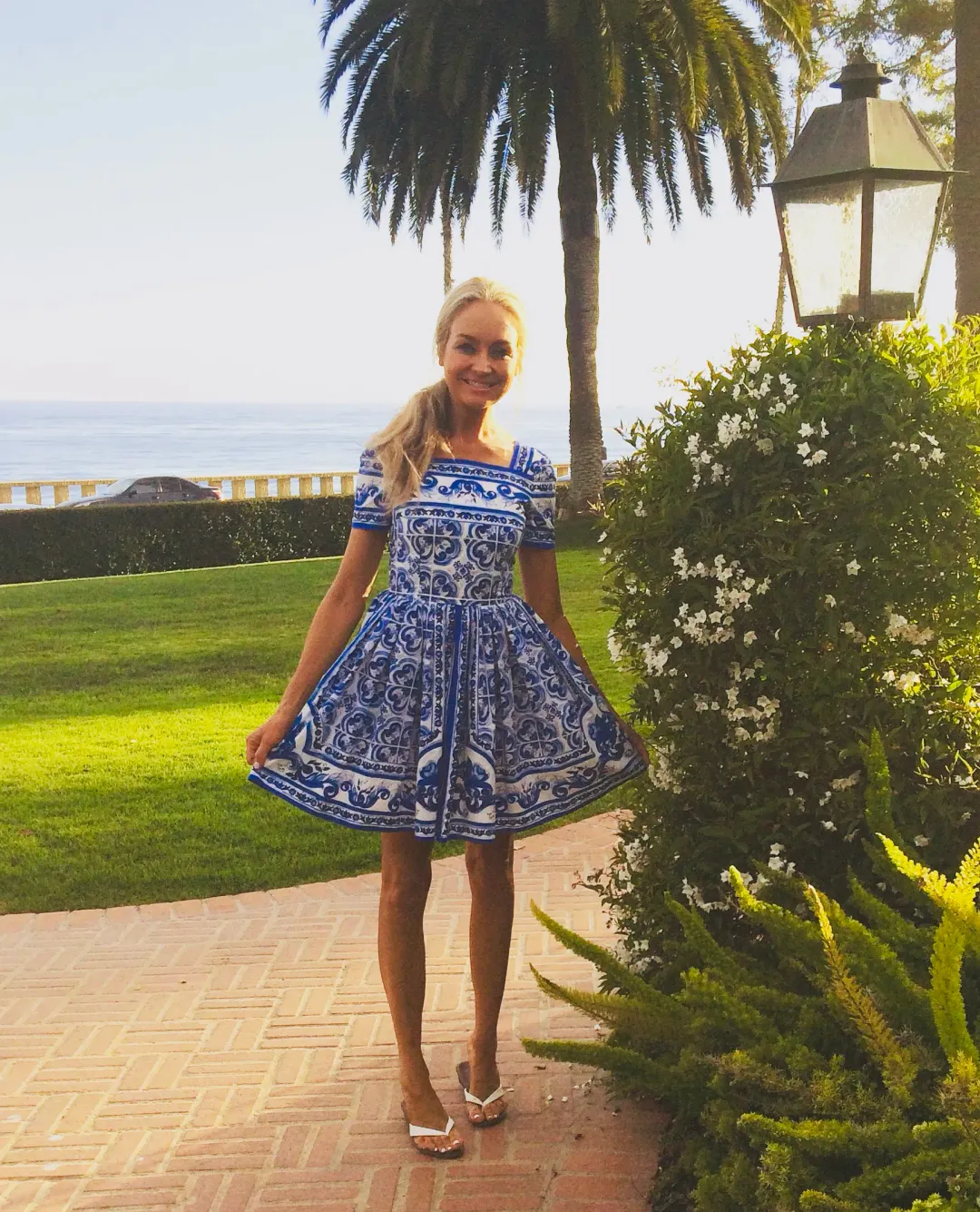 Dolce & Gabbana Majolica Mini Dress Print Size AU 6 for rent on The Volte - main image