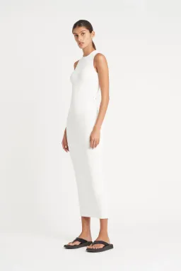 Sir The Label Celena Cross Back Dress Ivory Size 3 / AU 12 for rent on The Volte - image 1