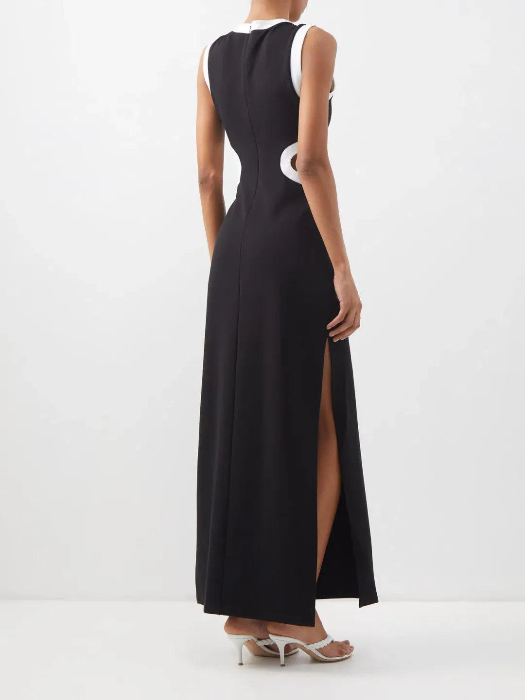 Staud Dolce Jersey Maxi Dress Black Size L for rent on The Volte - main image