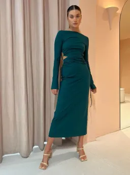 Camilla and Marc Alexandre Midi Dress Green Size 10 / M for rent on The Volte - image 1