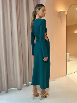 Camilla and Marc Alexandre Midi Dress Green Size 10 / M for rent on The Volte - image 3