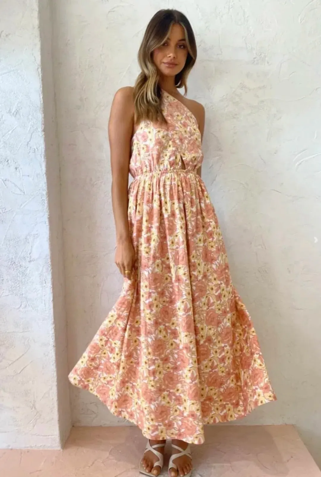 By Nicola Calypso Maxi Dress Floral Size 10 for rent on The Volte - main image