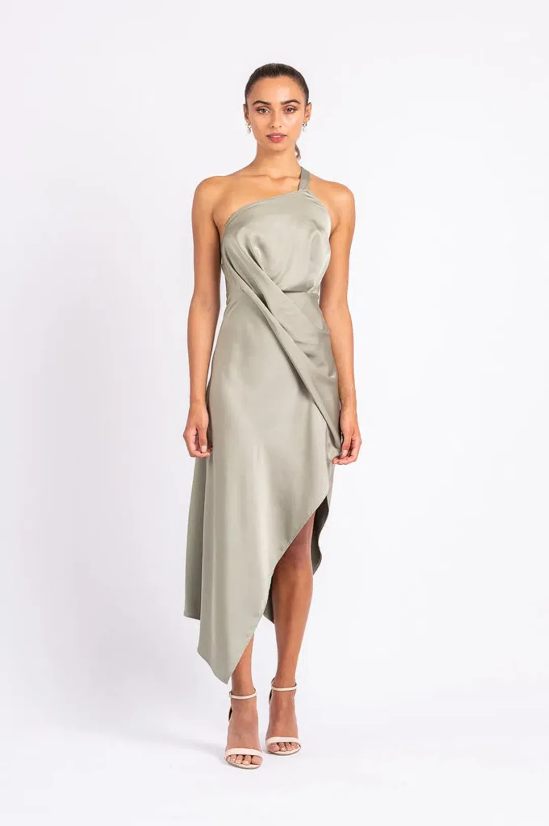 One Fell Swoop Harlequin Dress in Serpent Size 12 for rent on The Volte - main image