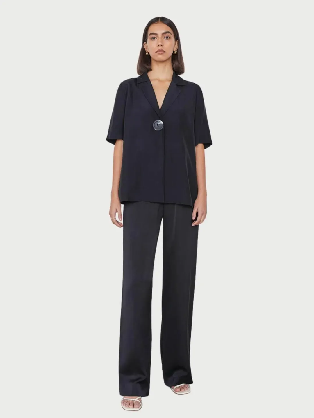 Viktoria & Woods Chorus Shirt & Pilot Pants Set Black Size 0 / Au 6 for rent on The Volte - main image