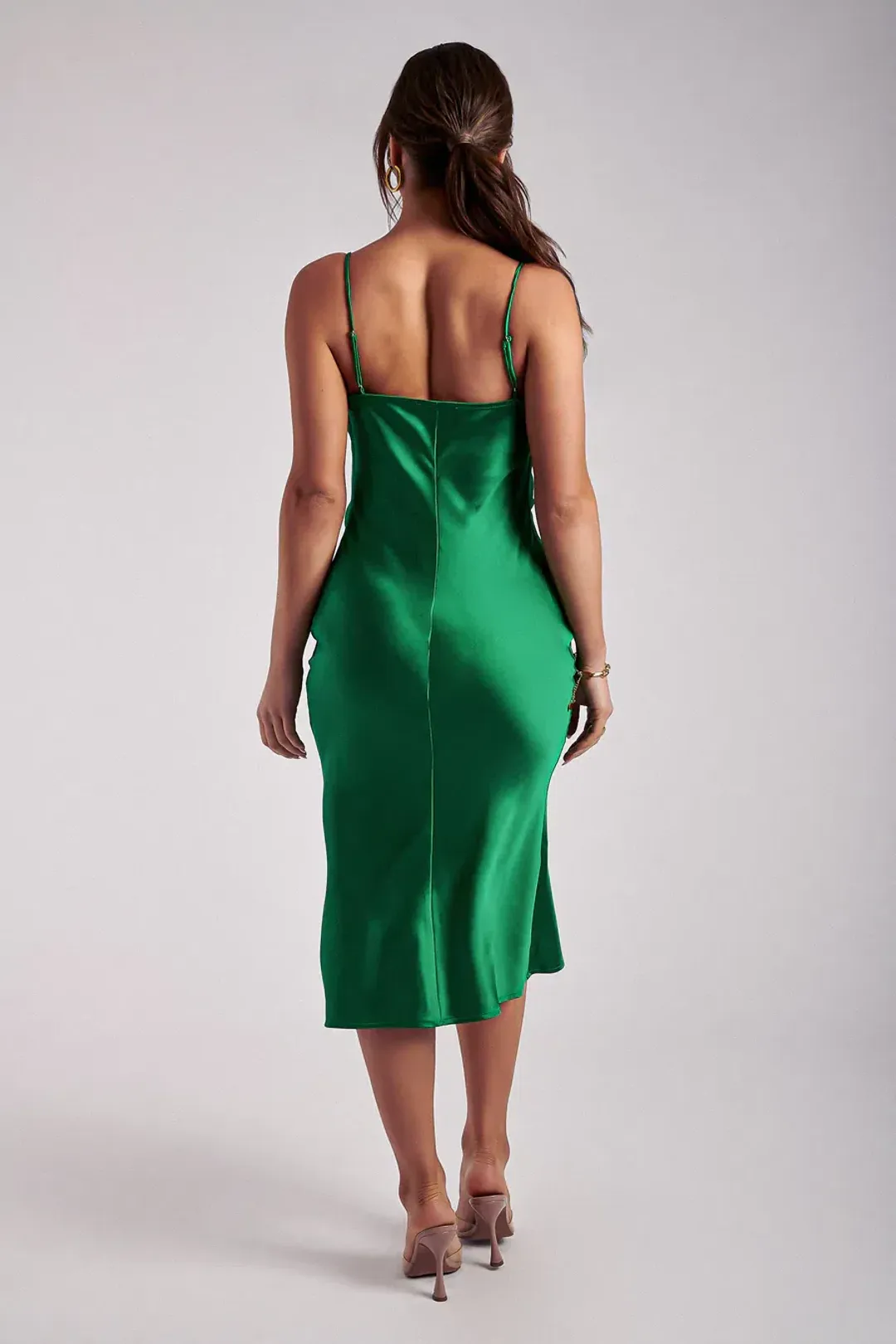 Meshki Tabitha Dress Green Size XS/Au 6  for rent on The Volte - main image