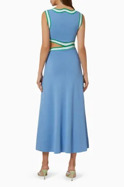 Rachel Gilbert Elias Dress Blue Size M / AU 10  for rent on The Volte - image 2