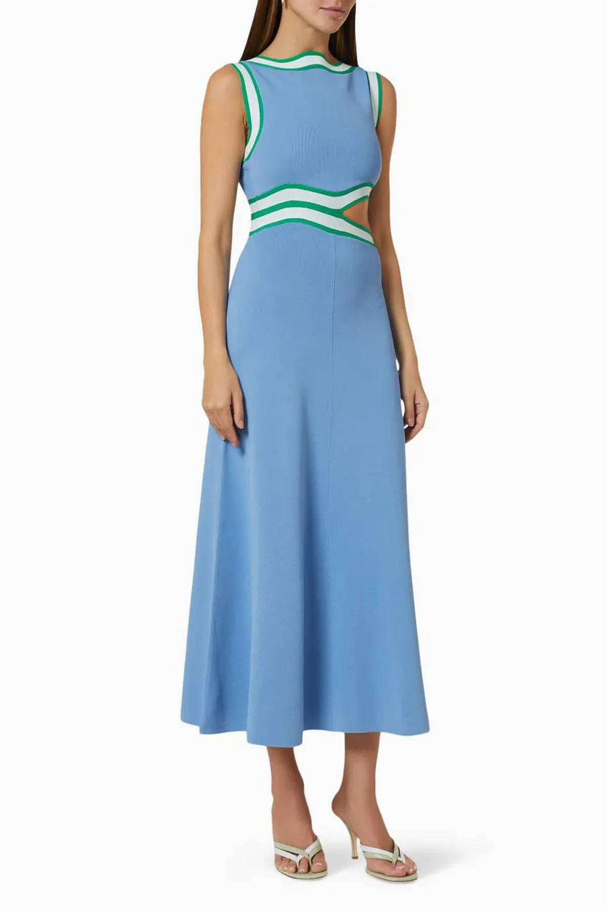 Rachel Gilbert Elias Dress Blue Size M / AU 10  for rent on The Volte - main image