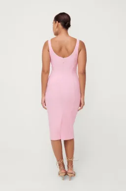 Sheike High Society Midi Dress Pink Size 8 for rent on The Volte - image 2