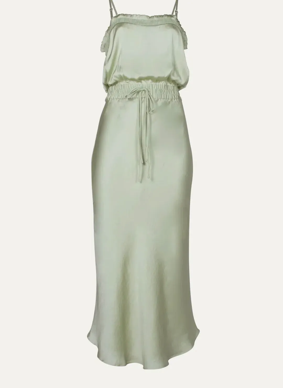 Flannel Yasmin Cami Dress Green Size 1 / Au 8 for rent on The Volte - main image