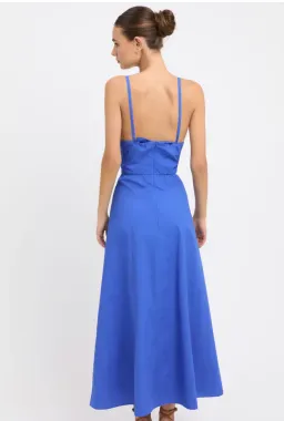 Kookai Poplin Halter Dress Blue Size 36 / Au 8 for rent on The Volte - image 5