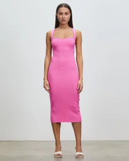 Lover Lily Midi Dress Pink Size 8 for rent on The Volte - image 1