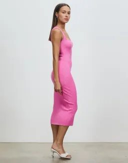 Lover Lily Midi Dress Pink Size 8 for rent on The Volte - image 2