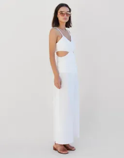 Suboo Aster Cut Out Maxi Dress White Size Xs/Au 6 for rent on The Volte - image 2