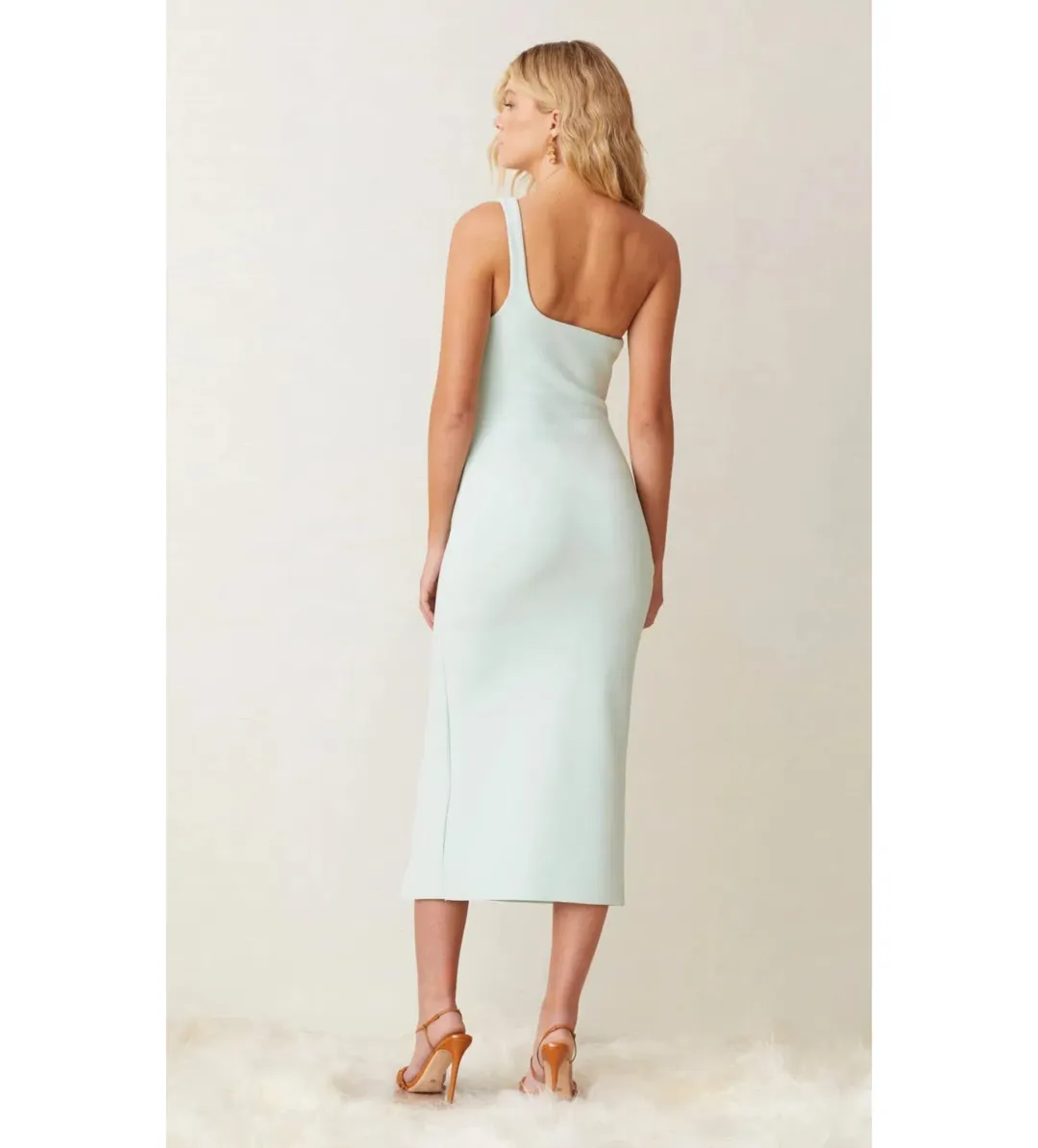 Bec & Bridge Ariel Midi Dress Mint Green Size 10 for rent on The Volte - main image